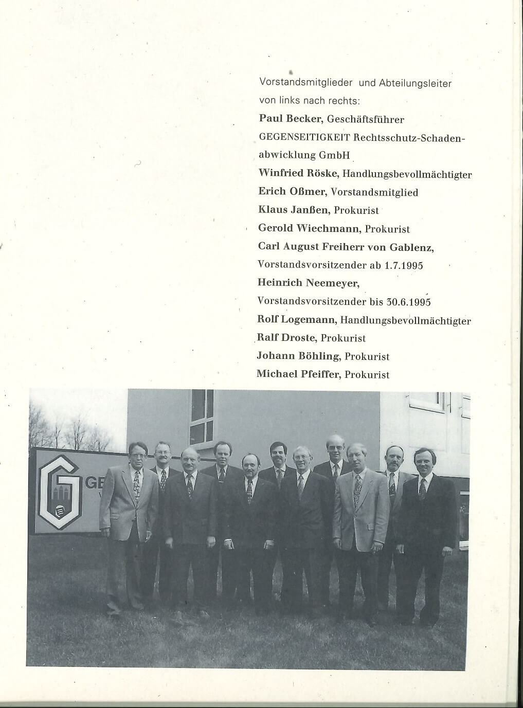 GVO Versicherung -  Vorstandsvorsitzende